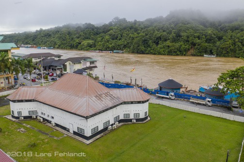 Fort Sylvia in Kapit, Borneo / Sarawak