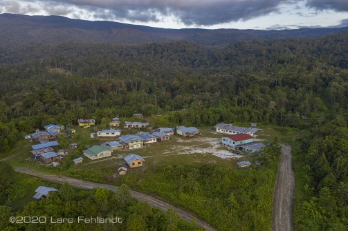 Das besagte Dorf in zentral Sarawak / Borneo