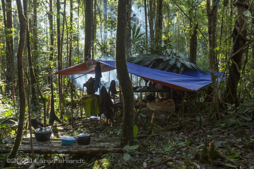 Penan-Camp, central Sarawak / Borneo
