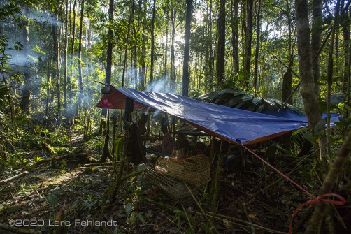 Penan-Camp, central Sarawak / Borneo