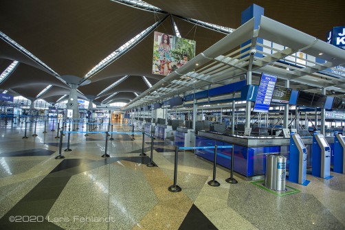 KLIA Airport Terminal während Covid19.