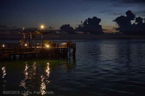 Sunset at Mataking Reef Resort / Sabah - Borneo